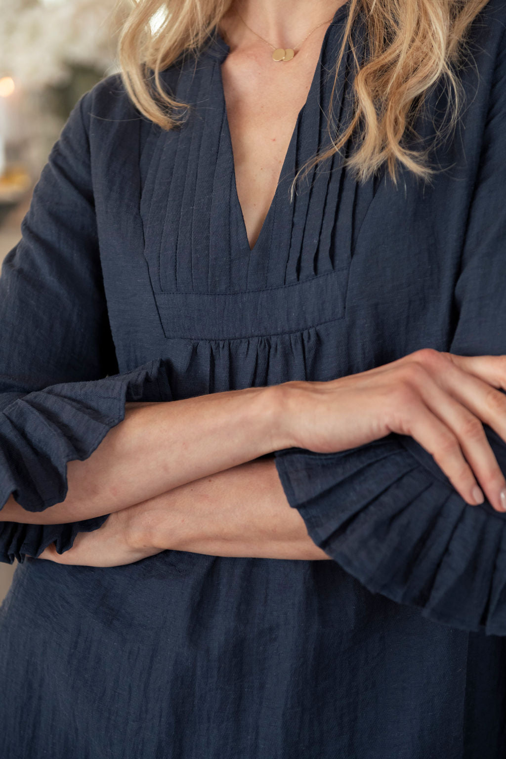 Lily Bamboo and linen Blouse